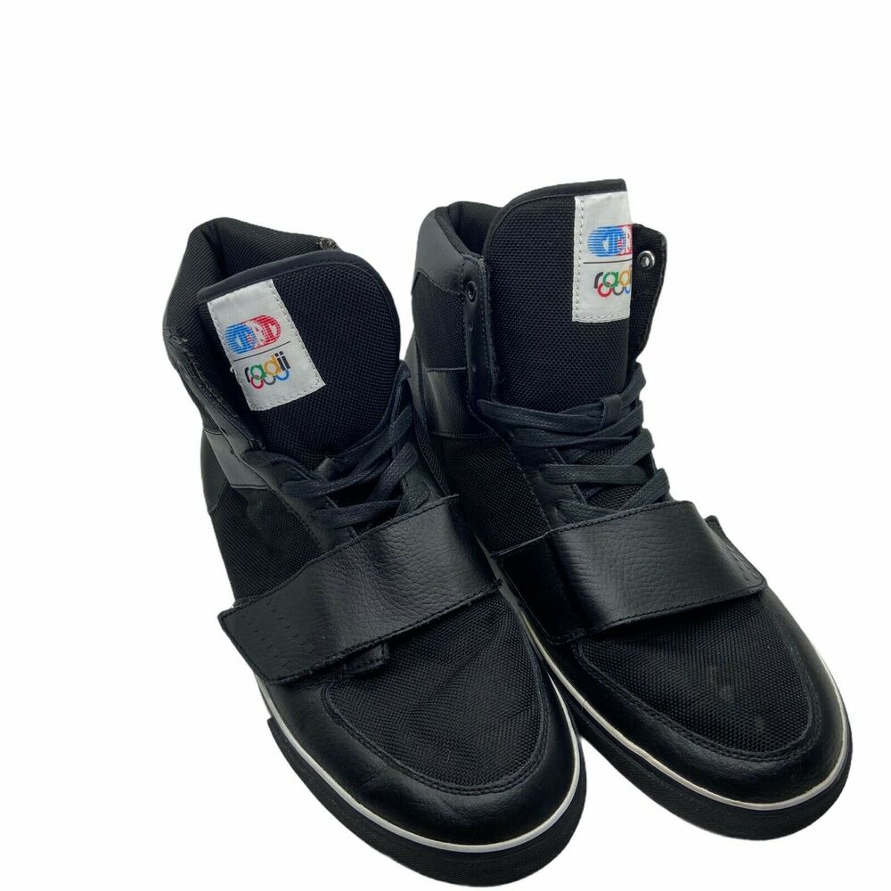 Radii Sneakers Skate Shoes Men's FM1073 Black Synthetic Lace Up Mid Top Size 13